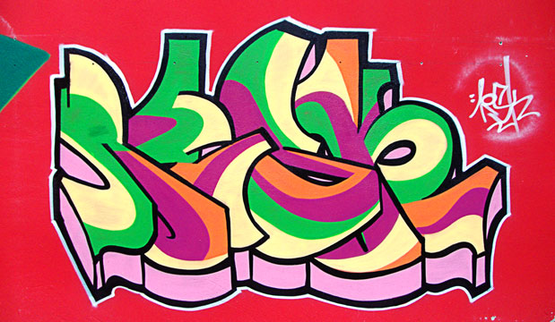 fresque graffiti Lyon