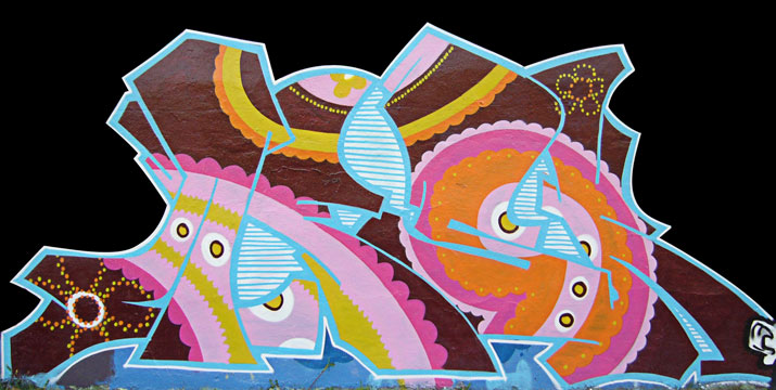 fresque graffiti seventies