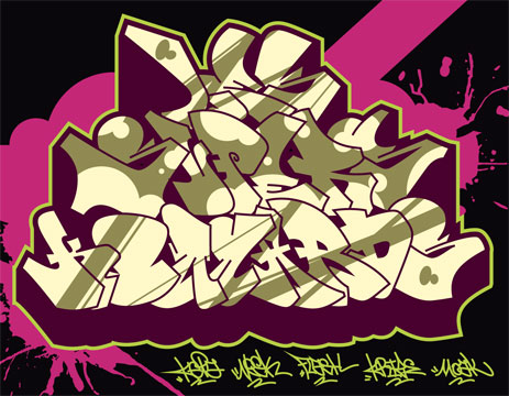 graphisme graff vecto