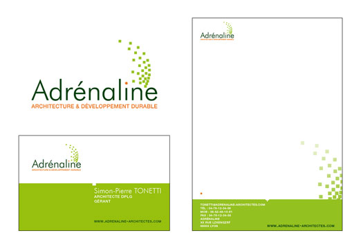 cr�ation charte graphique adr�naline