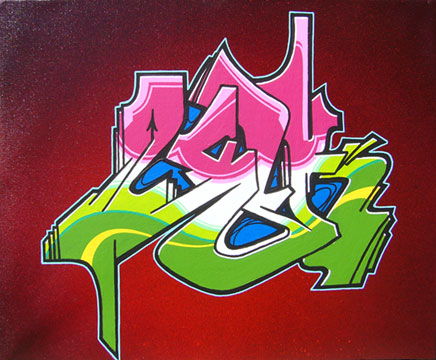toile graffiti nesk