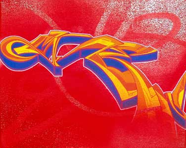 toile graffiti nesk