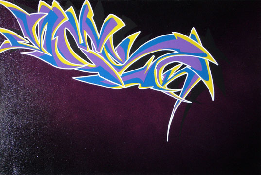 toile graffiti nesk