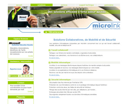 webdesign HTML microlink